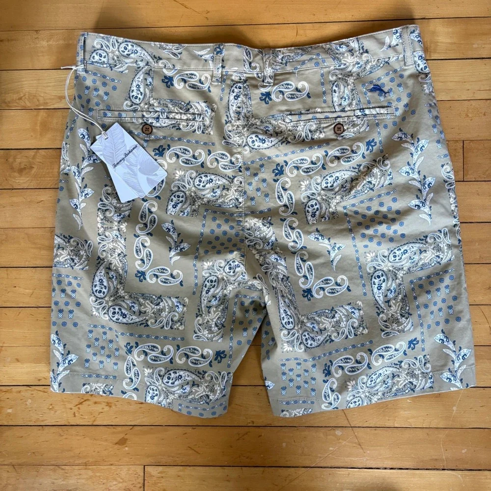 Tommy Bahama Boracay Shorts Mens 38 Paisley Bandana 9